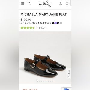 Sam Edelman Michaela black patent leather flats